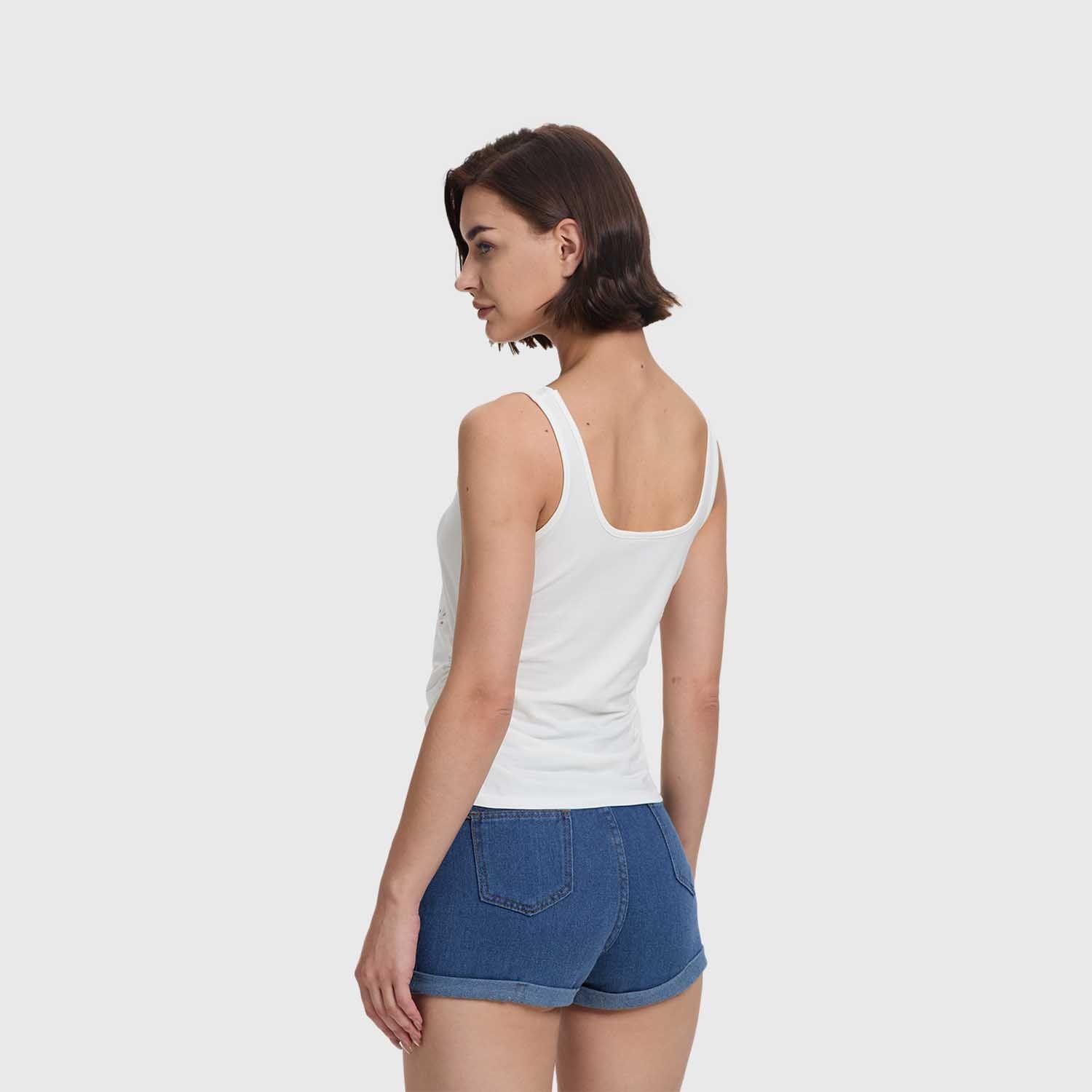 Polera Mujer Escote Cuadrado Crudo Fsp Fashion's Park-2