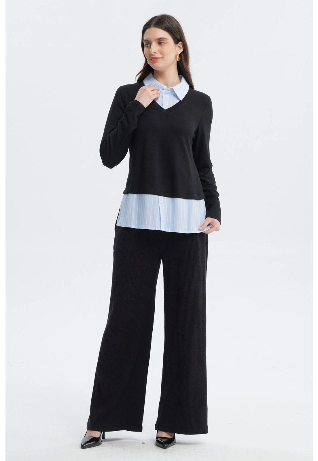 Sweater Mujer Casual Negro - lll-3