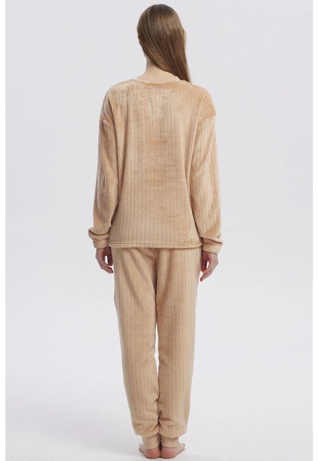 Pijama Mujer Juvenil Beige - ll-2