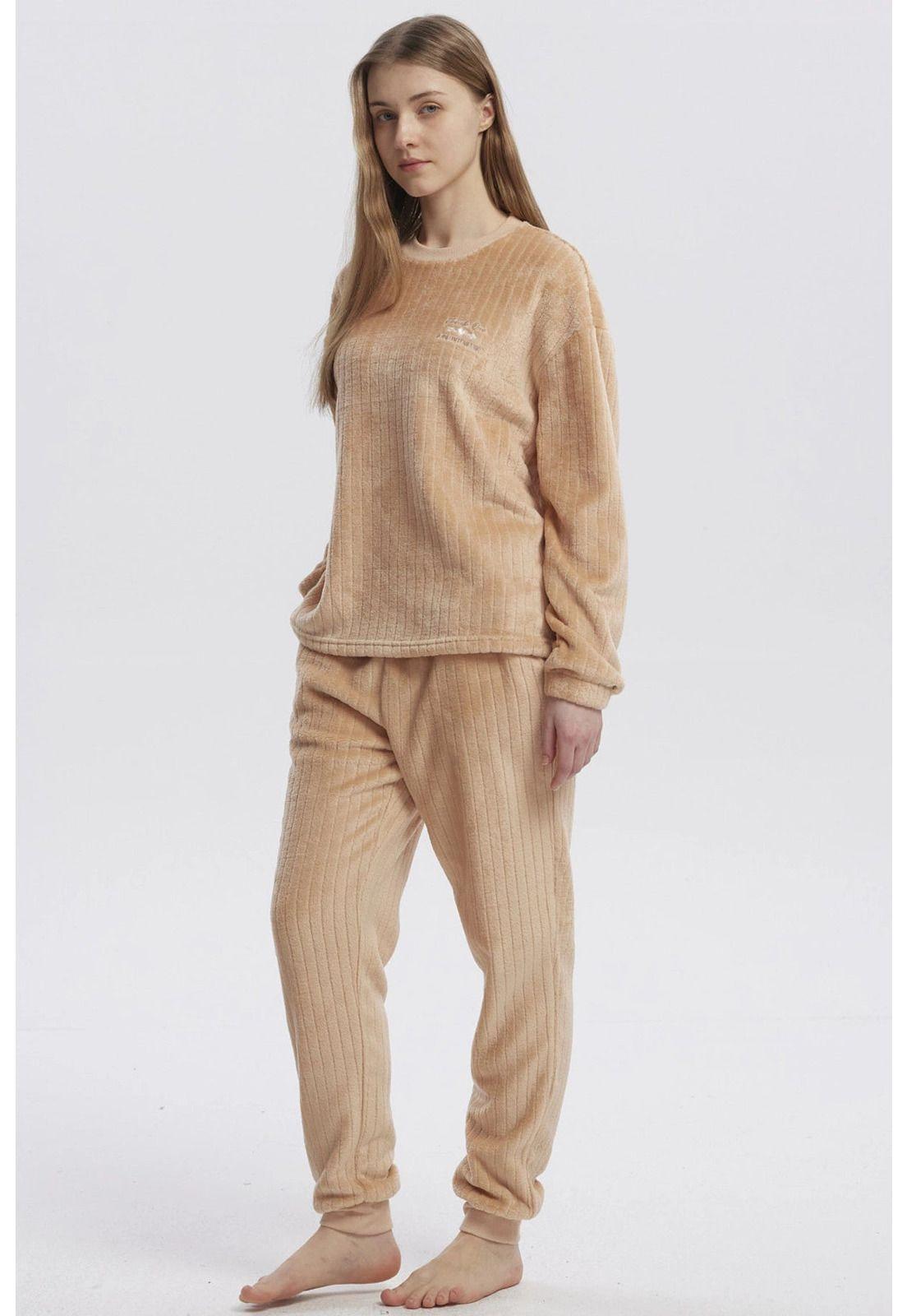 Pijama Mujer Juvenil Beige - ll-3