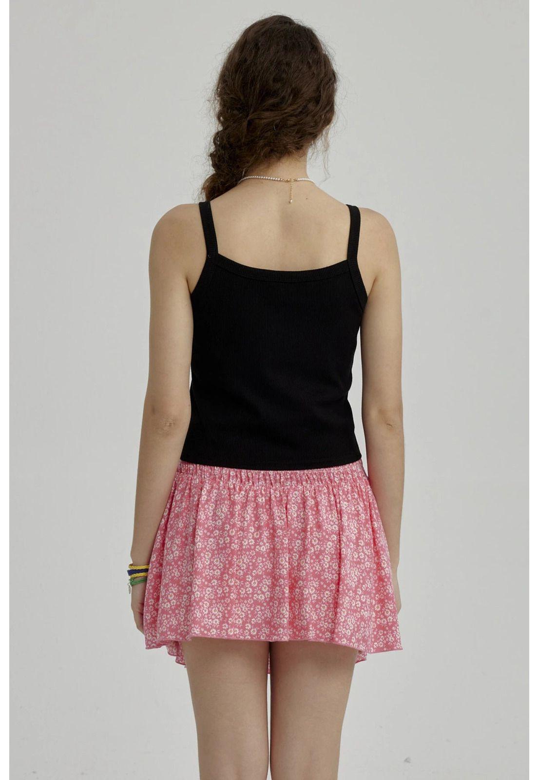 Polera Niña Rib Negro-2