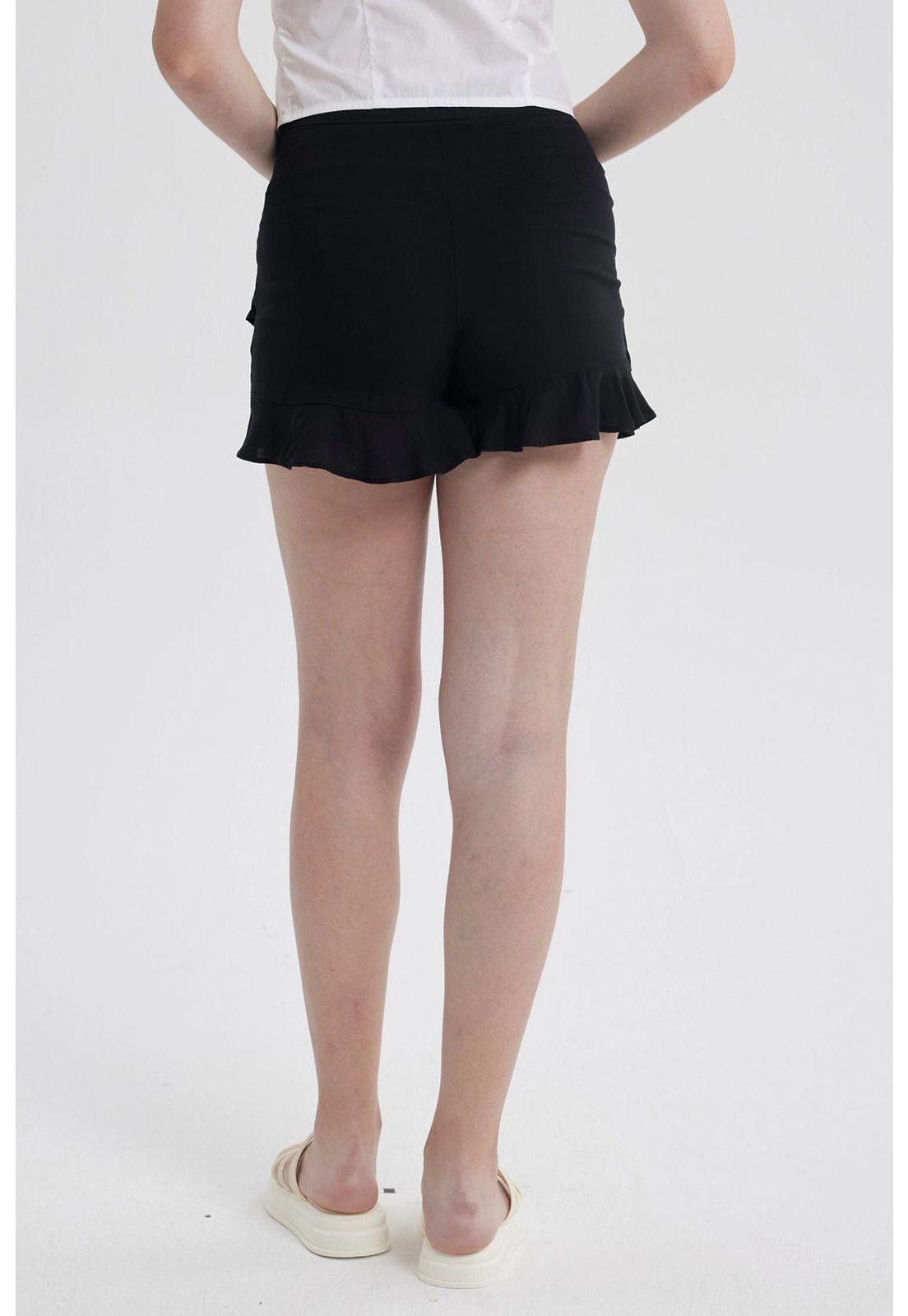 Short Mujer Print Negro-2