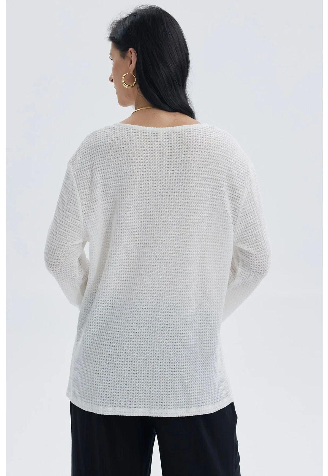 Polera Mujer Calada Salida De Baño Crudo-2