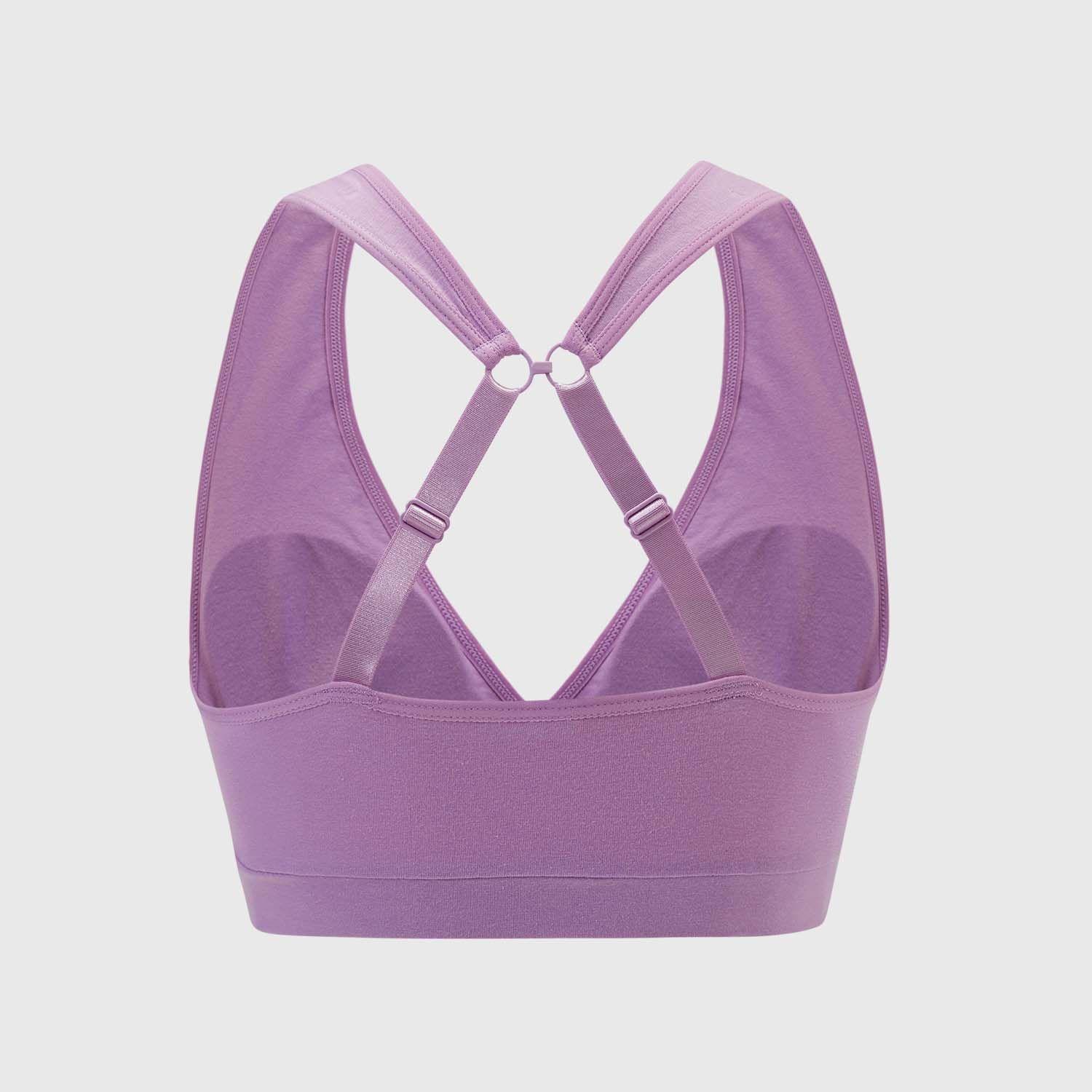 Sostén Mujer Doble Tela Copa Removible Lila Fashions Park-2