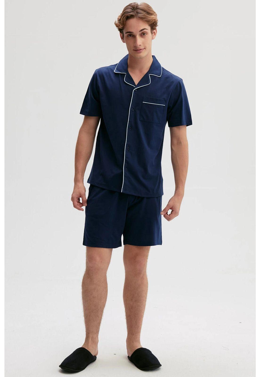 Pijama Hombre Regalable Azul-1