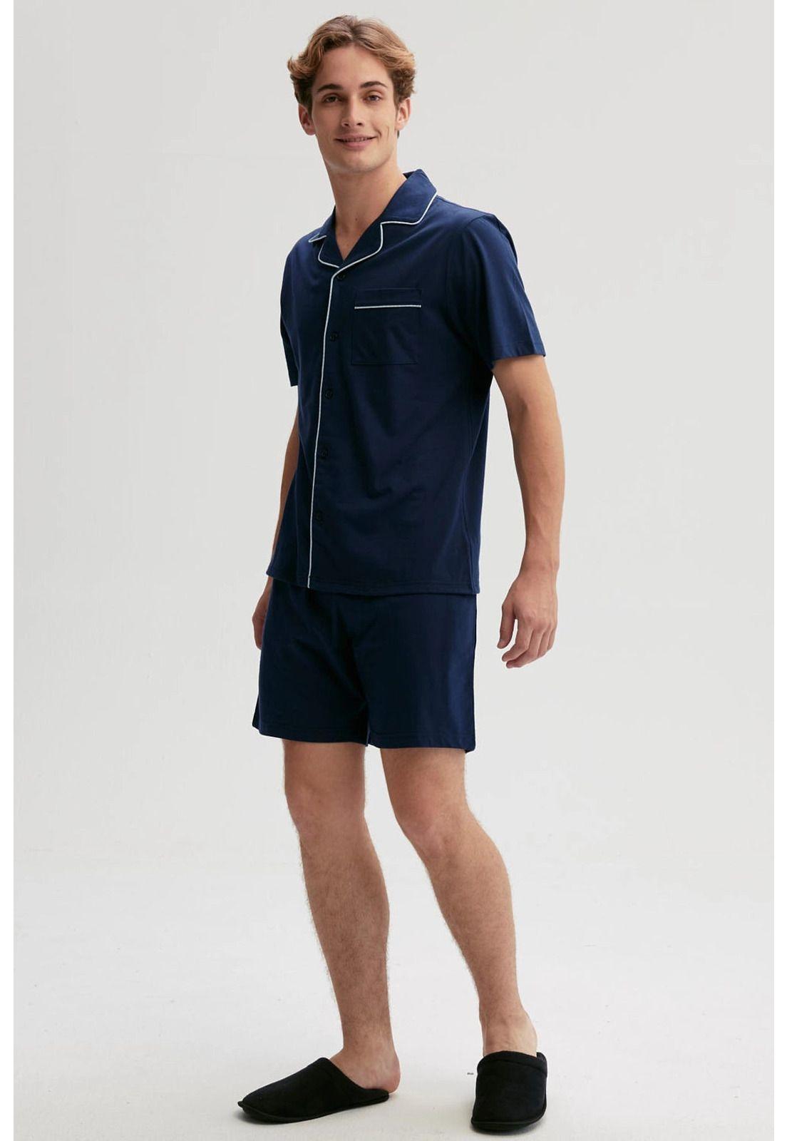 Pijama Hombre Regalable Azul-3