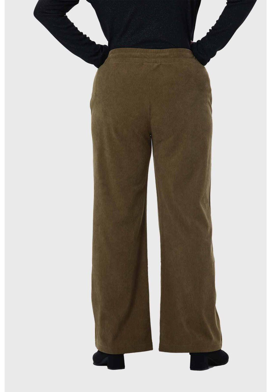 Pantalón Mujer Recto Verde - ll-2