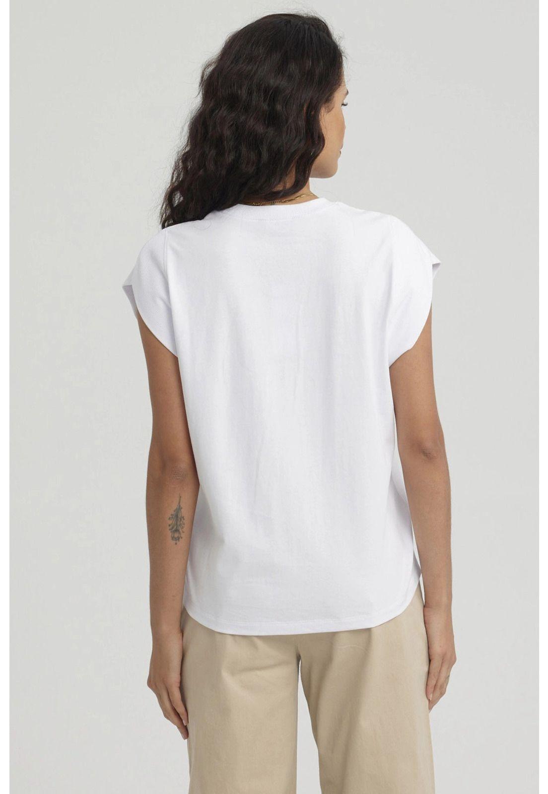 Polera Mujer Aplicación Rib Blanco-2