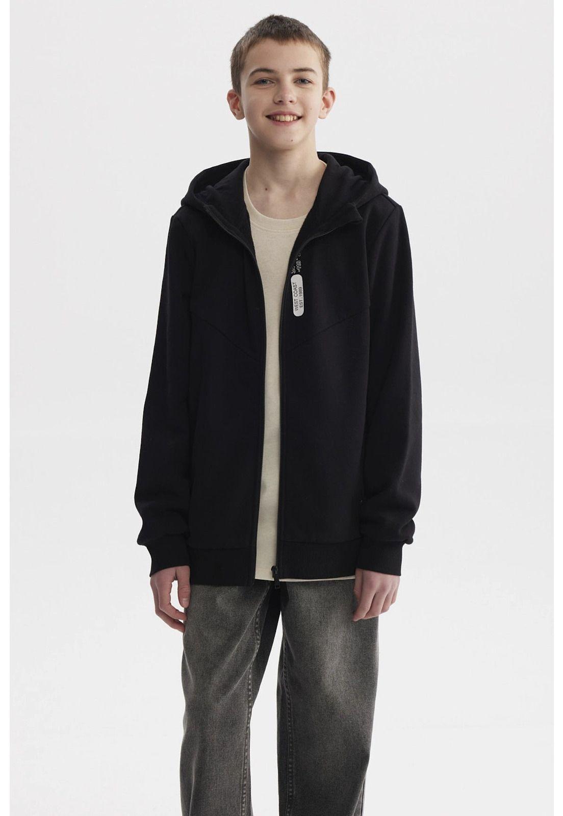 Polerón Niño Slim Negro-0