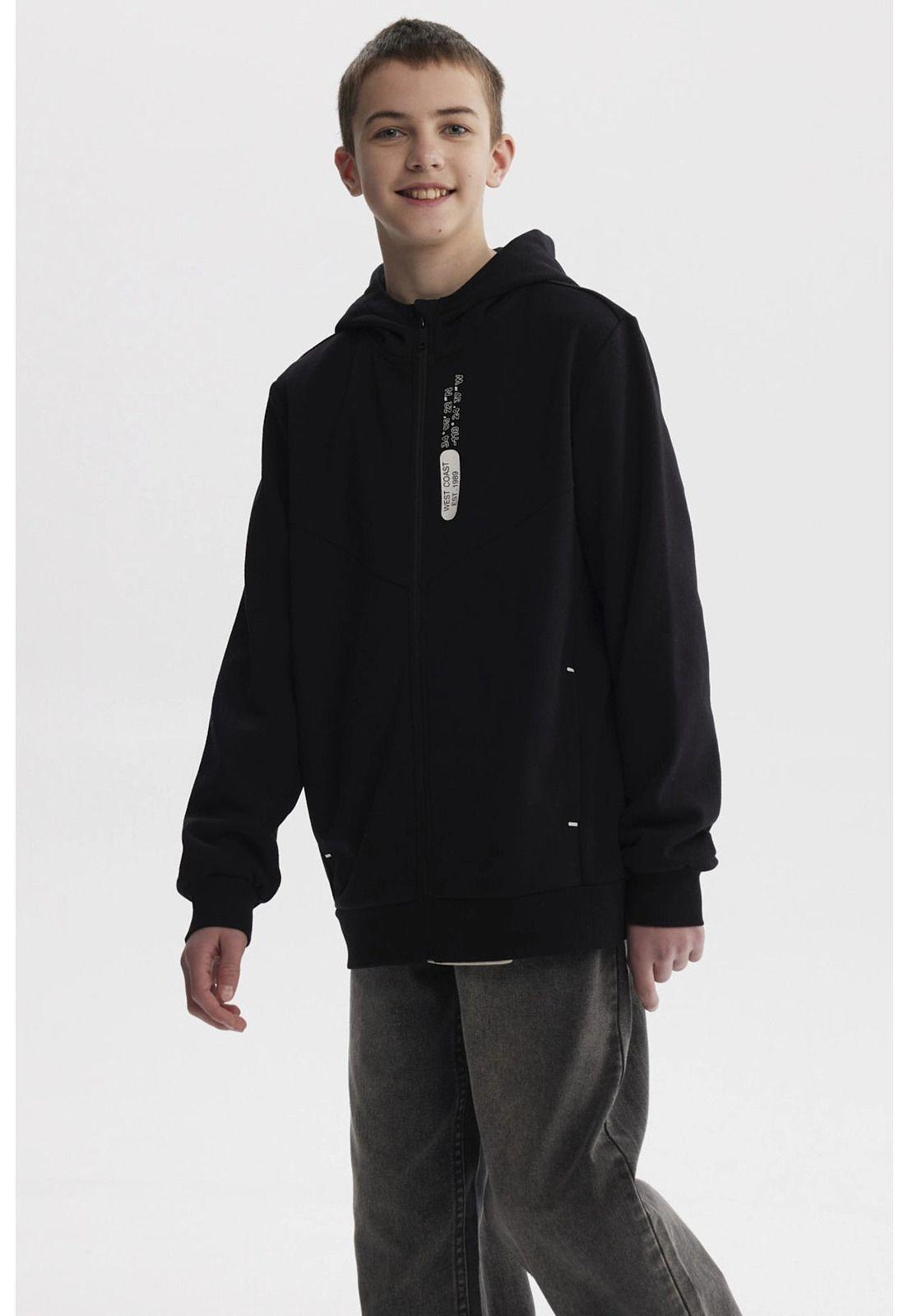 Polerón Niño Slim Negro-1