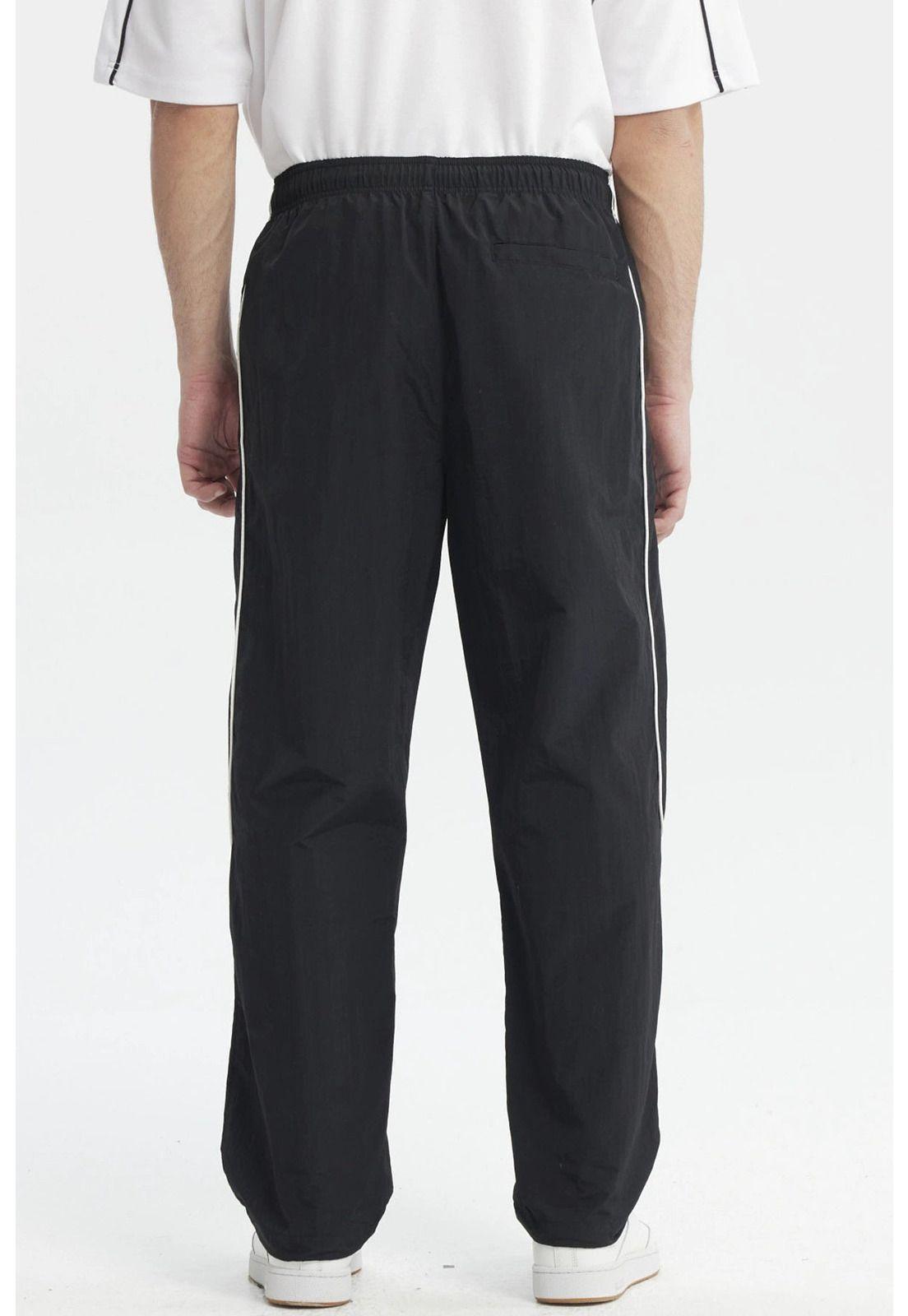 Pantalón Buzo Hombre Calce Recto Negro - Vll-2