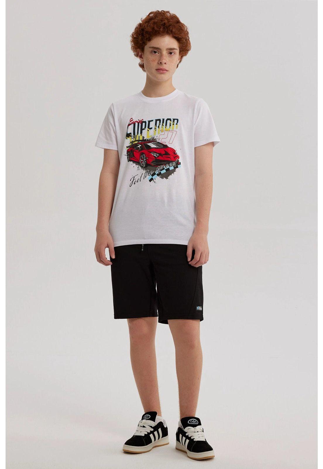 Bermuda Niño Con Bolsillo Con Cierre Negro-3