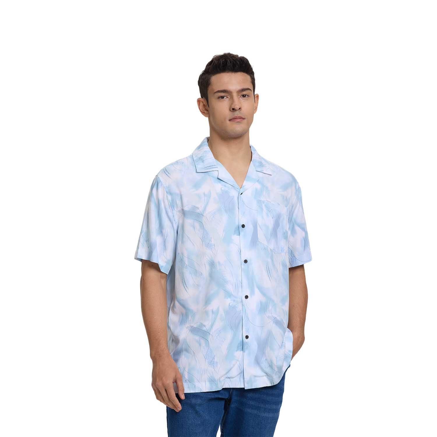 Camisa Hombre Marmolado Blanco Fashion's Park-0