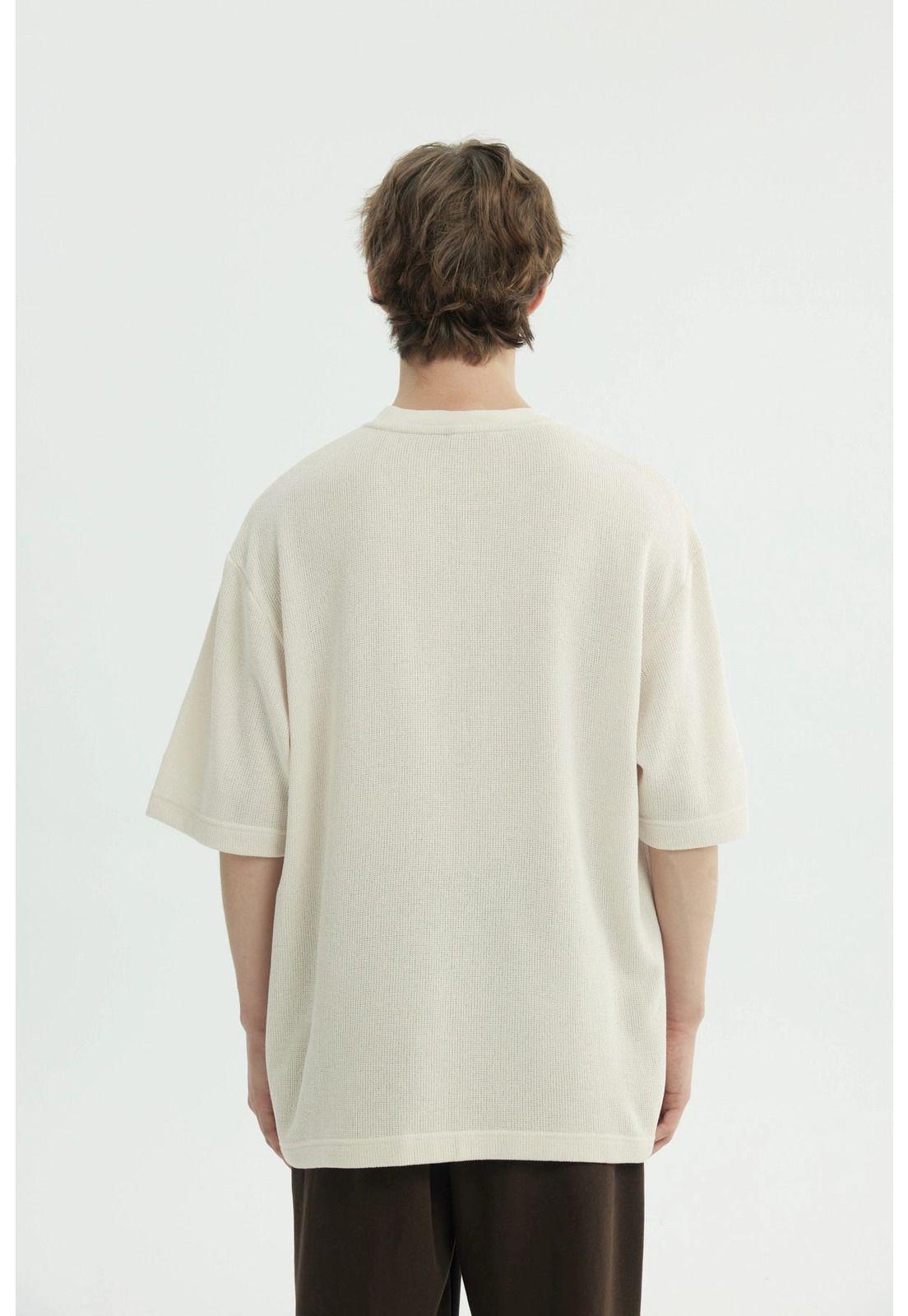 Polera Hombre Oversize Beige - ll-2