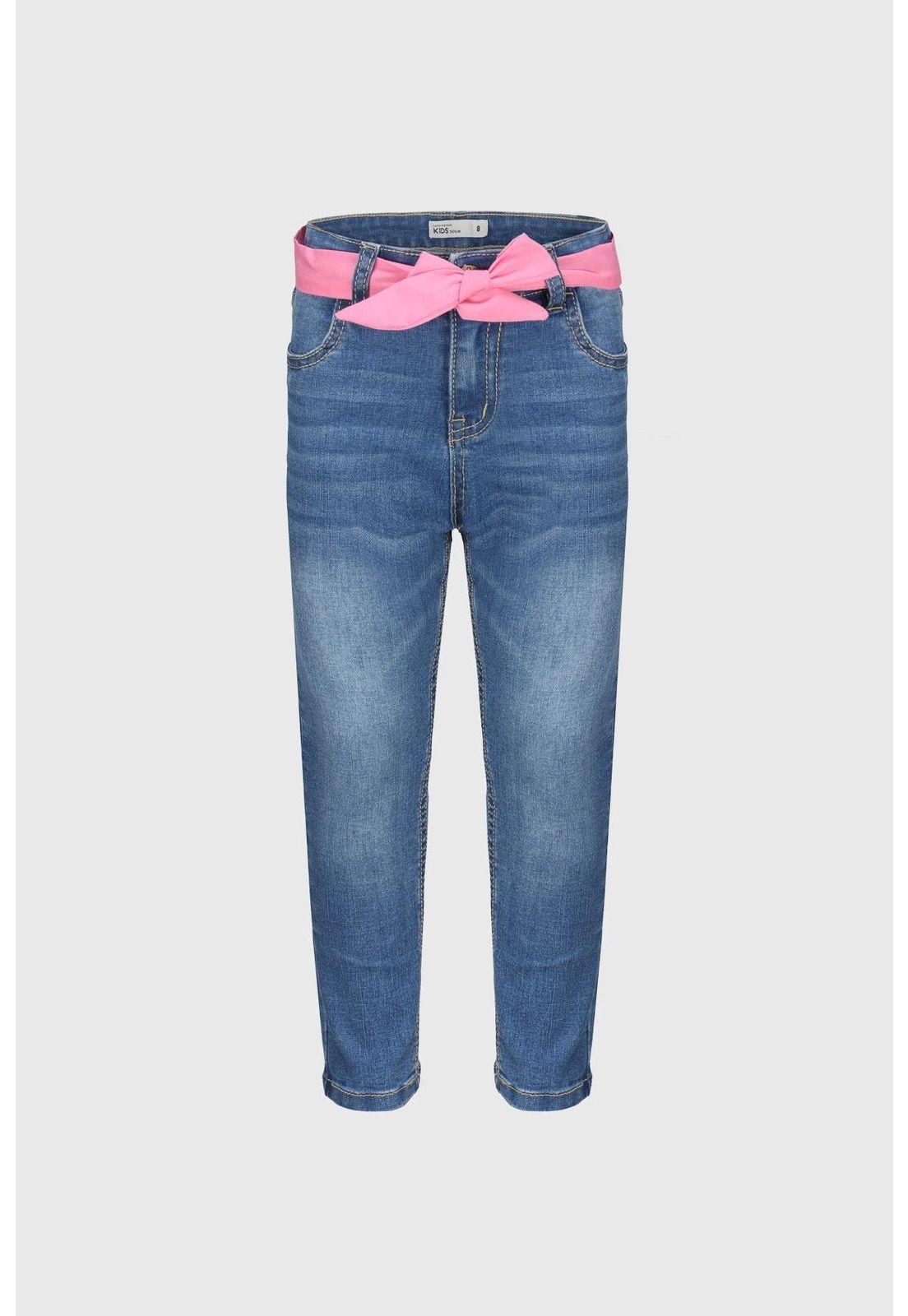 Jeans Niña Básico Azul - ll-0