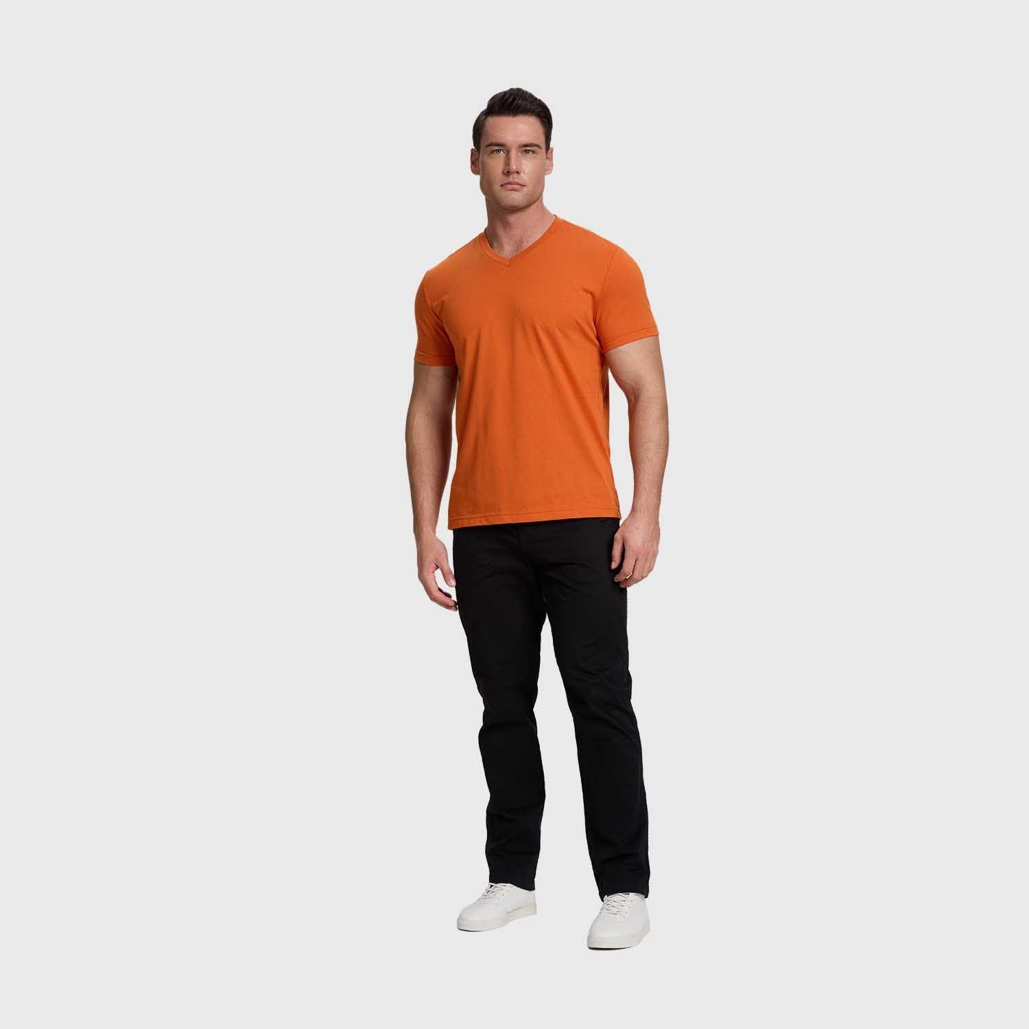 Polera Hombre Básica Ocre Ii Fashions Park-6