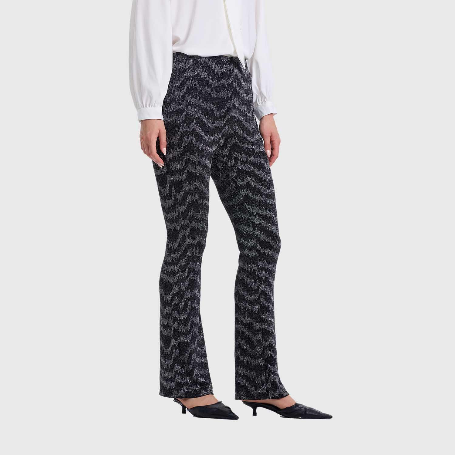 Calza Mujer Lurex Negro Fashion's Park-1