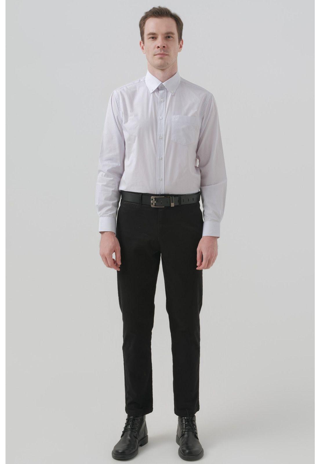 Camisa Hombre Regular Blanco - lV-3