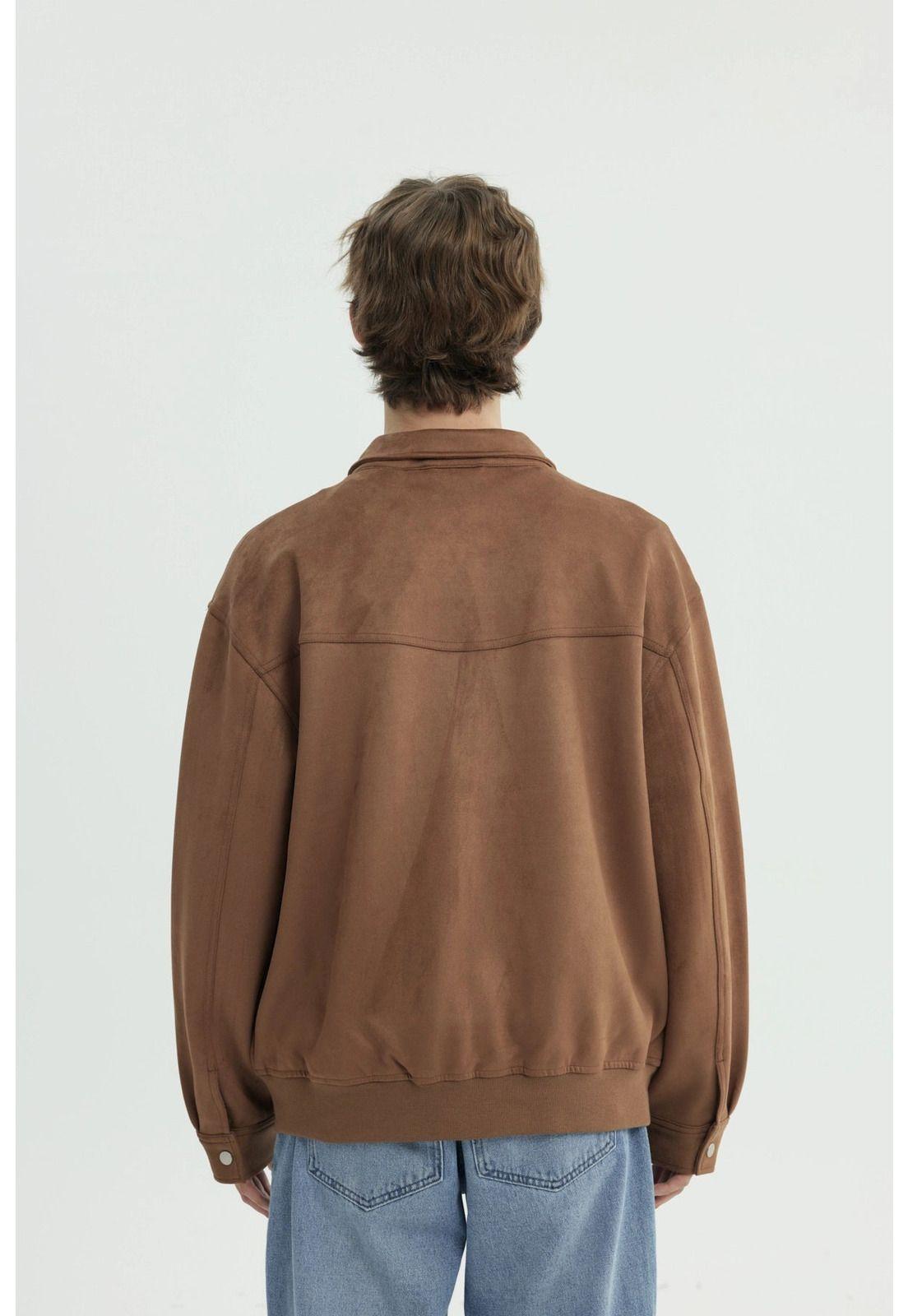 Chaqueta Hombre Oversize Camel-2