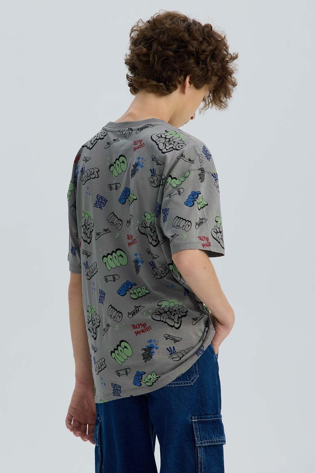 Polera Niño Full Print Marengo-2