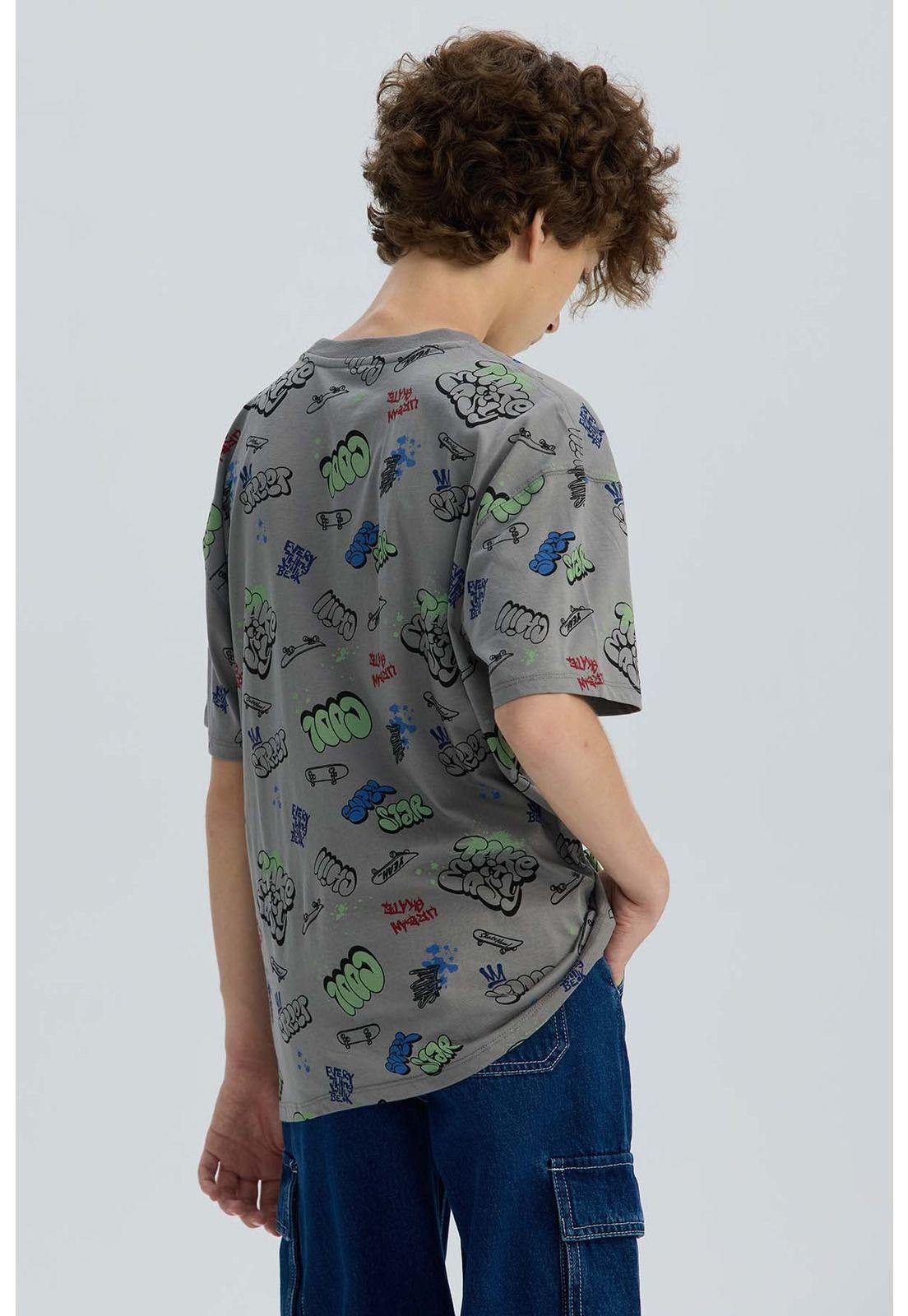 Polera Niño Full Print Marengo-2