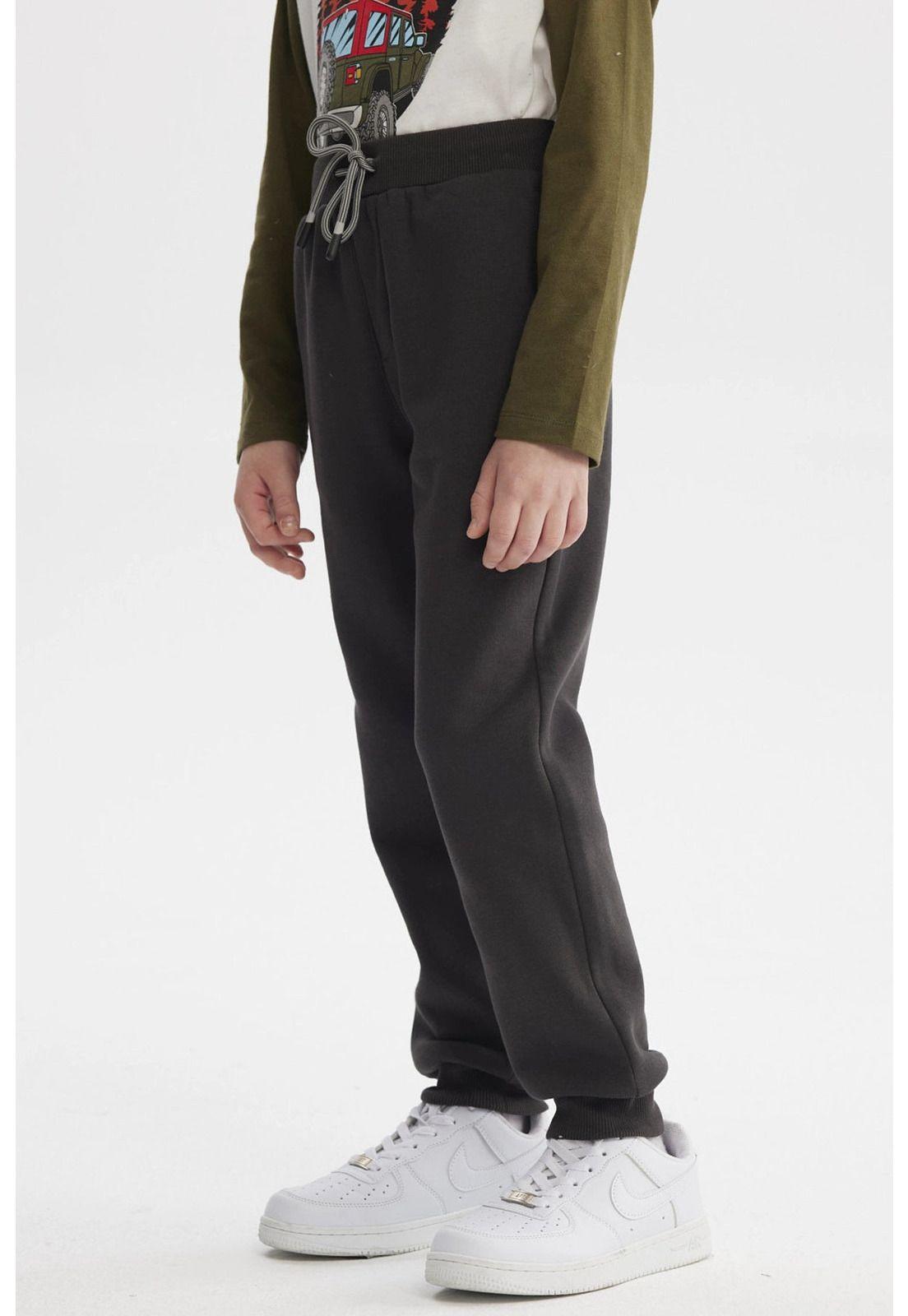 Pantalón Buzo Niño Bipack Toddler Verde Militar-3