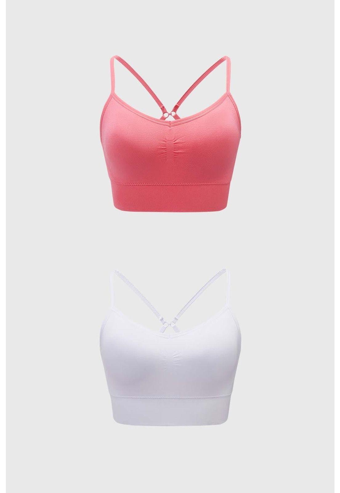 Sostén Mujer Bipack Peto Rosa-0