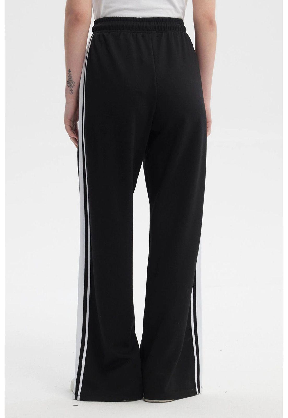 Pantalón Buzo Mujer Calce Recto Negro - lV-2