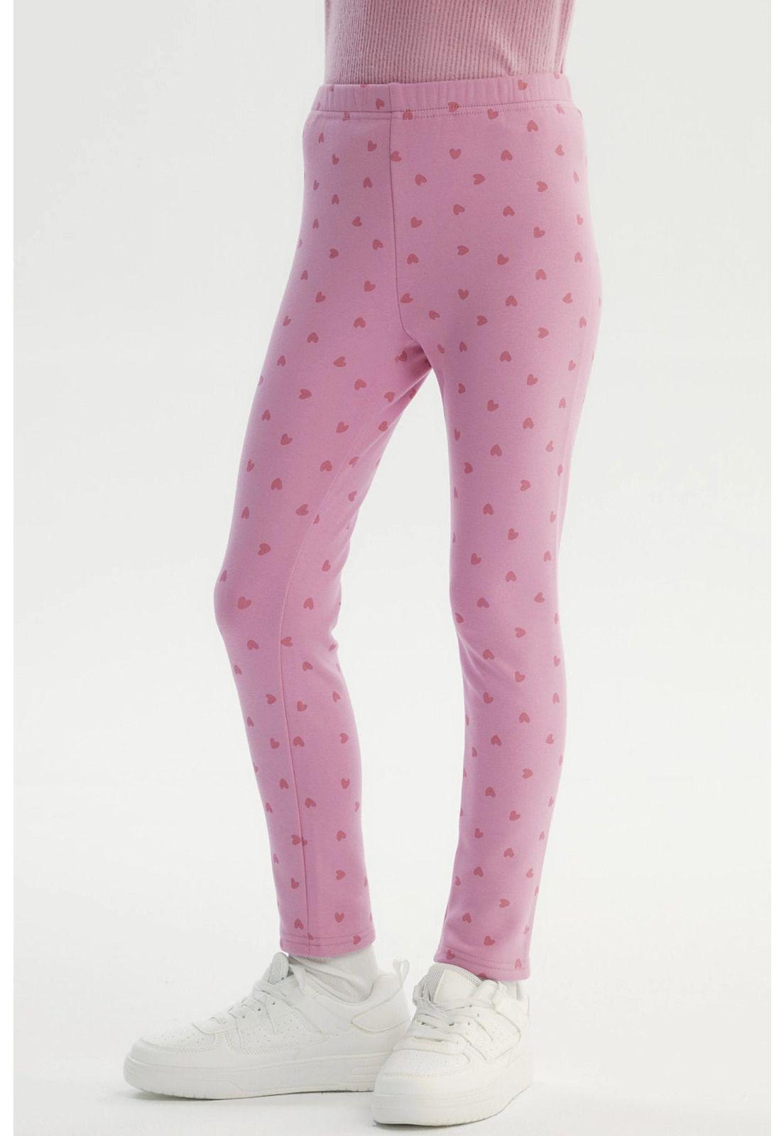 Calza Niña Slim Rosado-0
