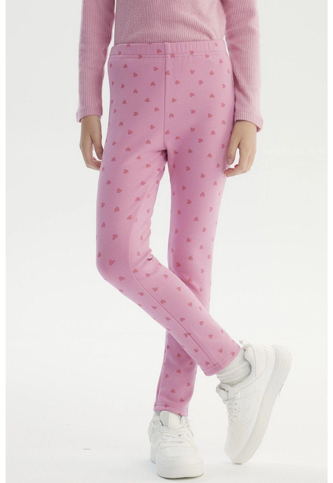 Calza Niña Slim Rosado-1
