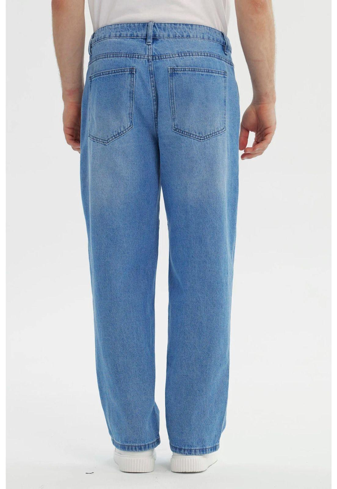 Jeans Hombre Baggy Azul Claro - lV-2
