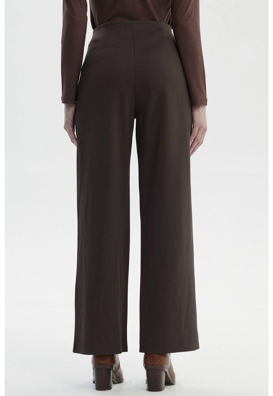 Pantalón Mujer Calce Recto Chocolate - lV-2