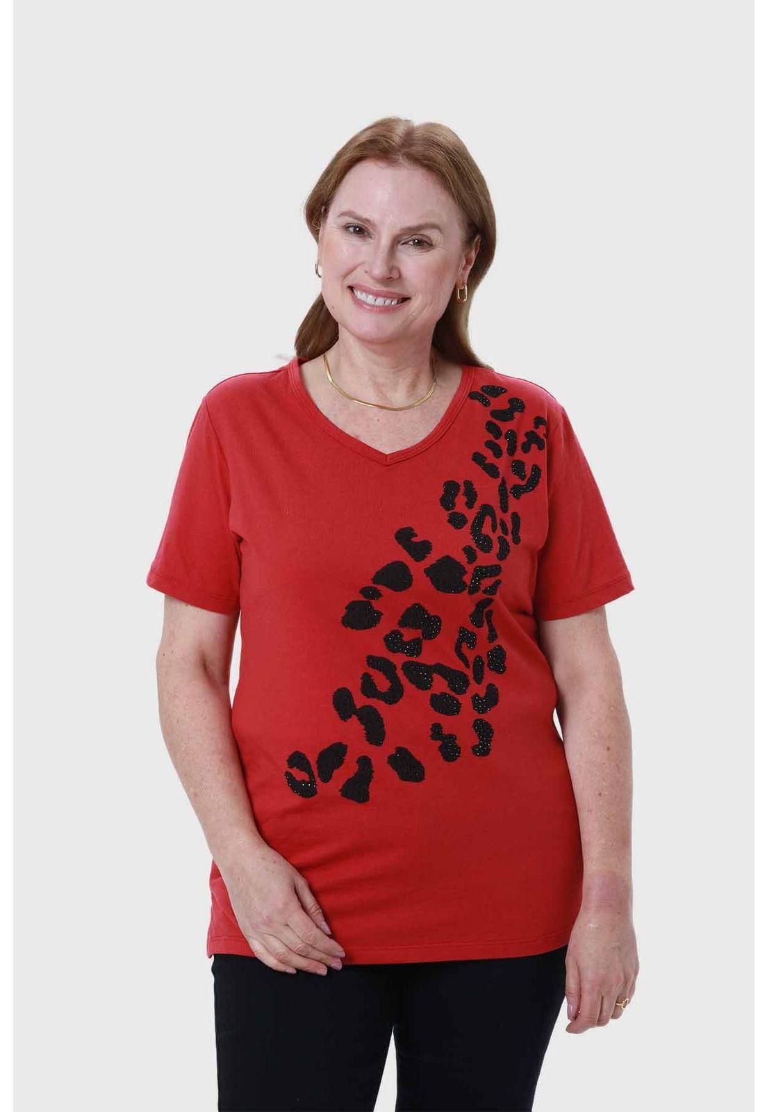 Polera Mujer Rojo-0