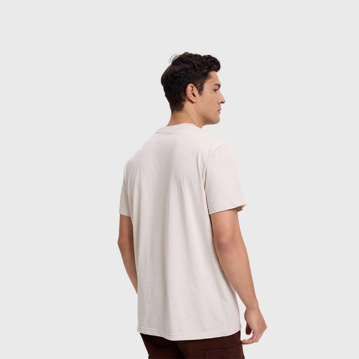 Polera Hombre Print Regular Fit Beige Fashion's Park-2