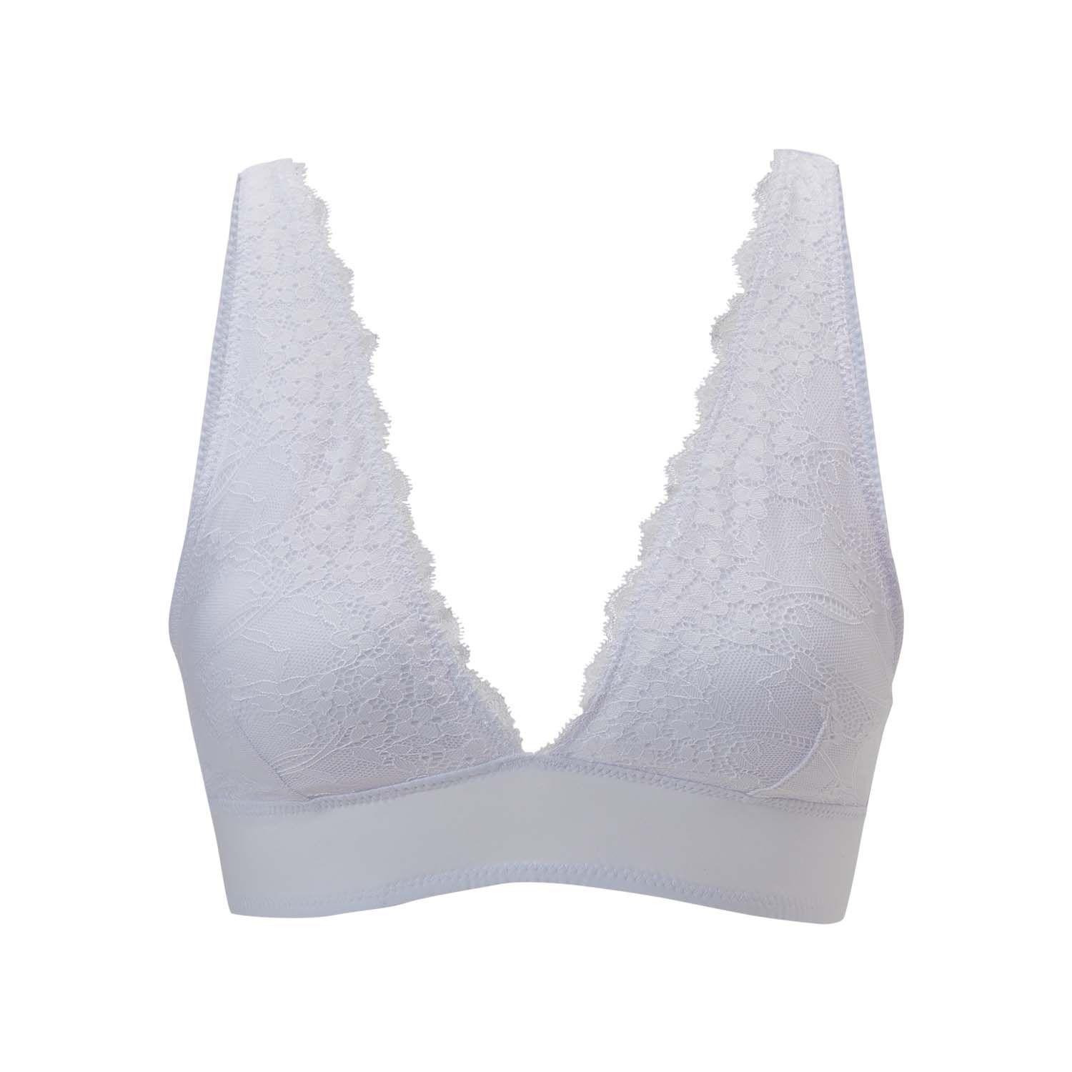 Sostén Mujer Peto Tipo Bralette Blanco Fashion's Park-0
