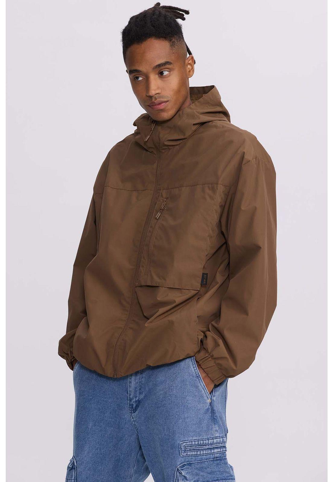 Chaqueta Hombre Cortaviento Camel - ll-1