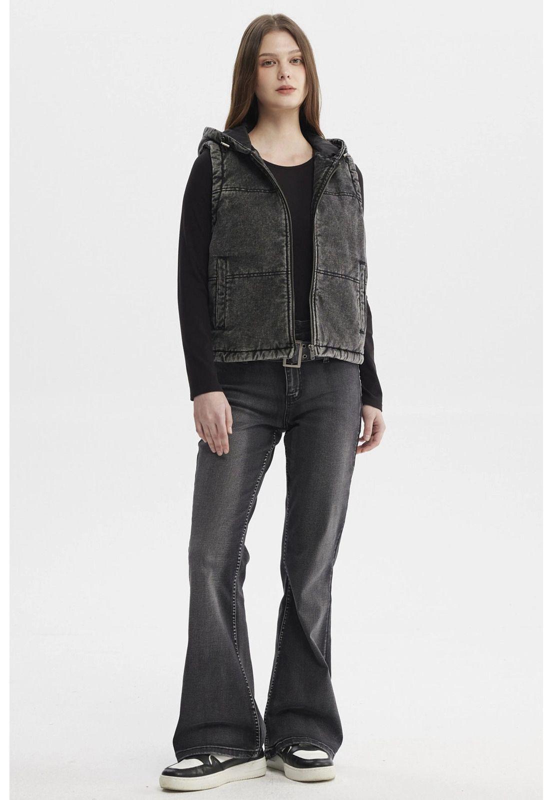 Chaqueta Mujer Abril Negro-3