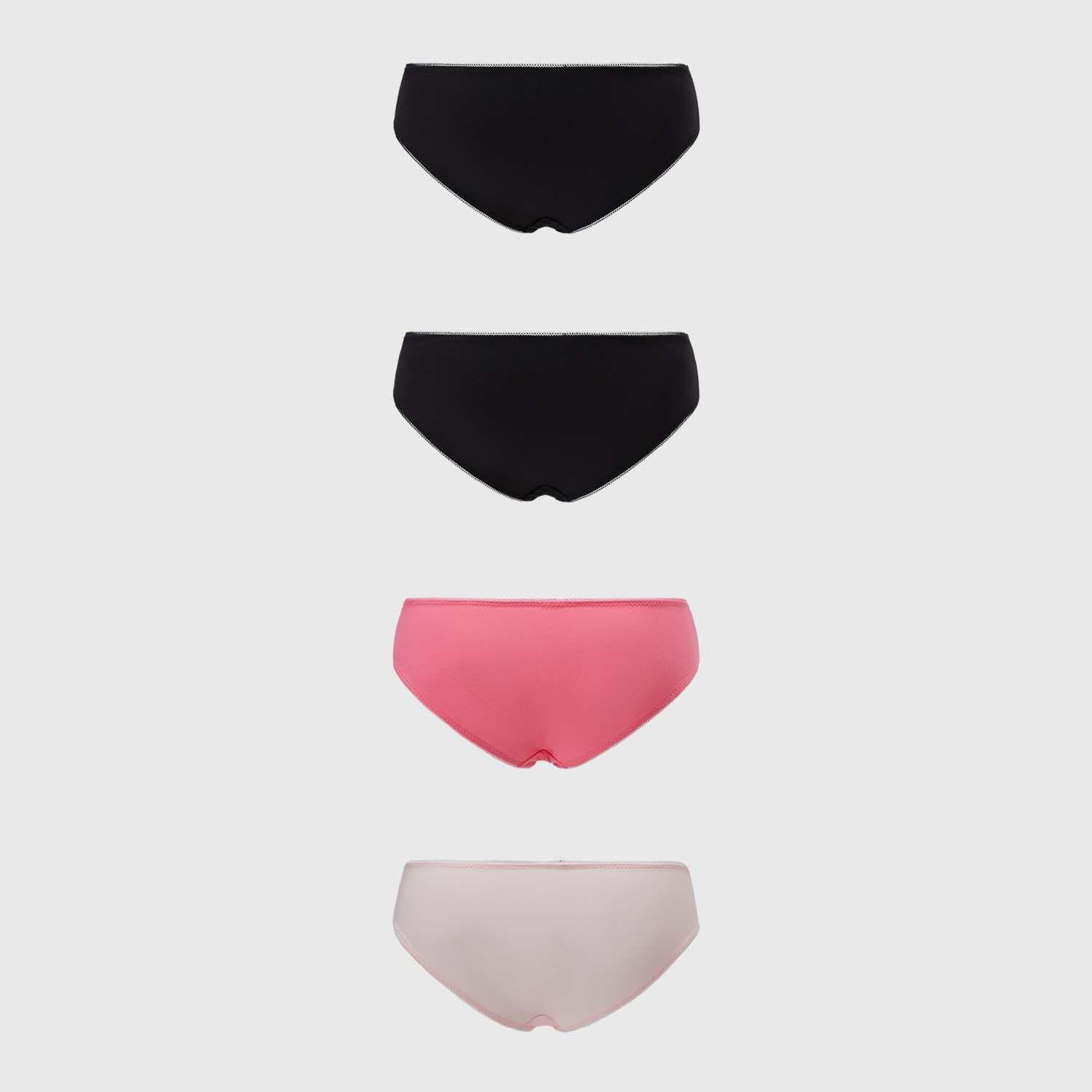 Calzón Mujer Bikini Liso Algodón Palo Rosa Fashion's Park-1