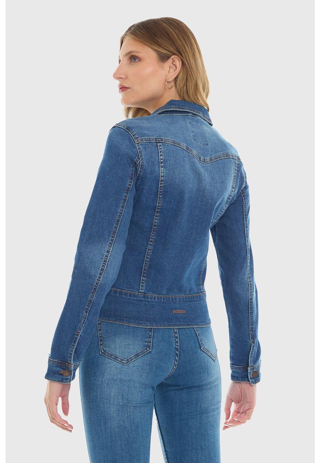 Chaqueta Mujer Clásica Azul - lll-2