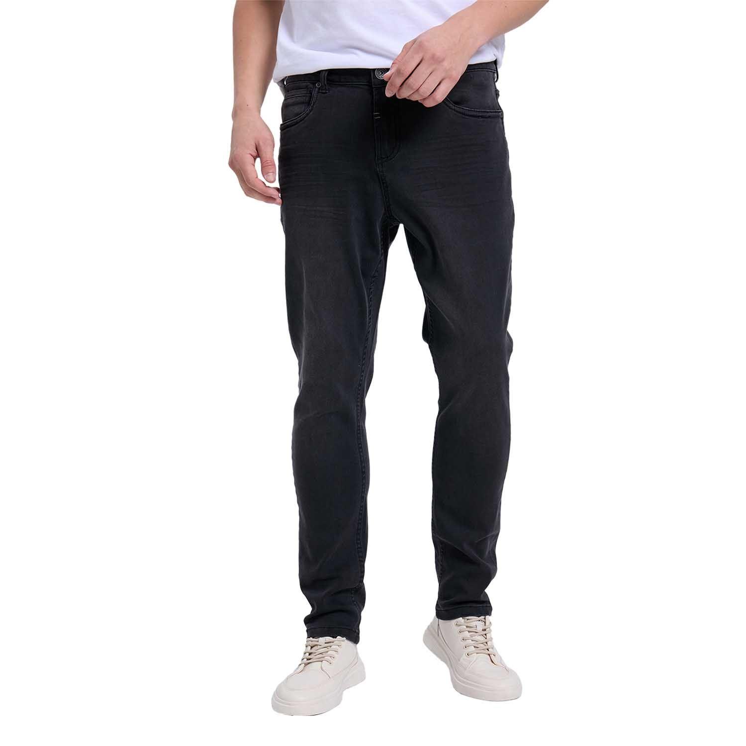 Jeans Hombre Skinny 101 Negro Fashion's Park-0