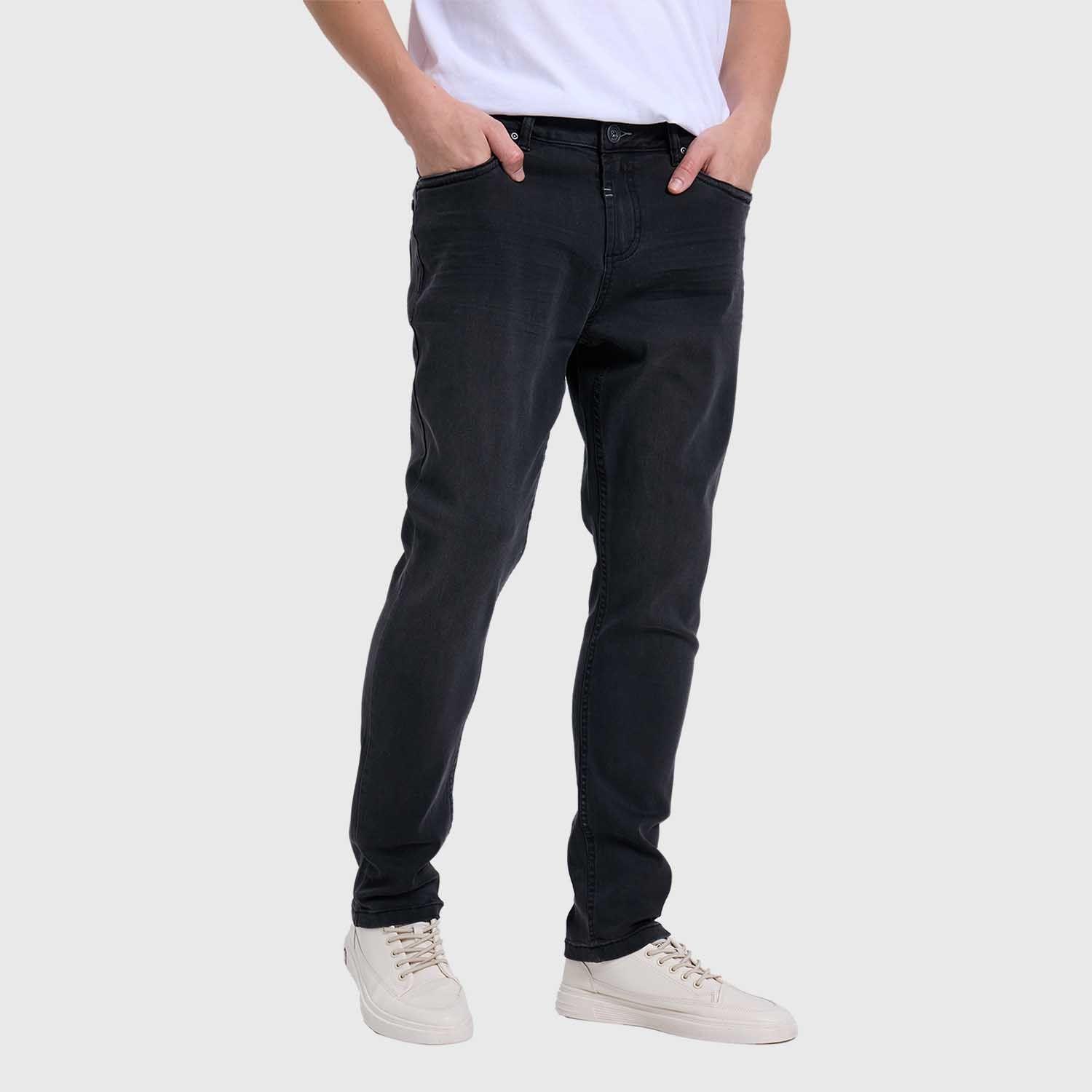 Jeans Hombre Skinny 101 Negro Fashion's Park-1