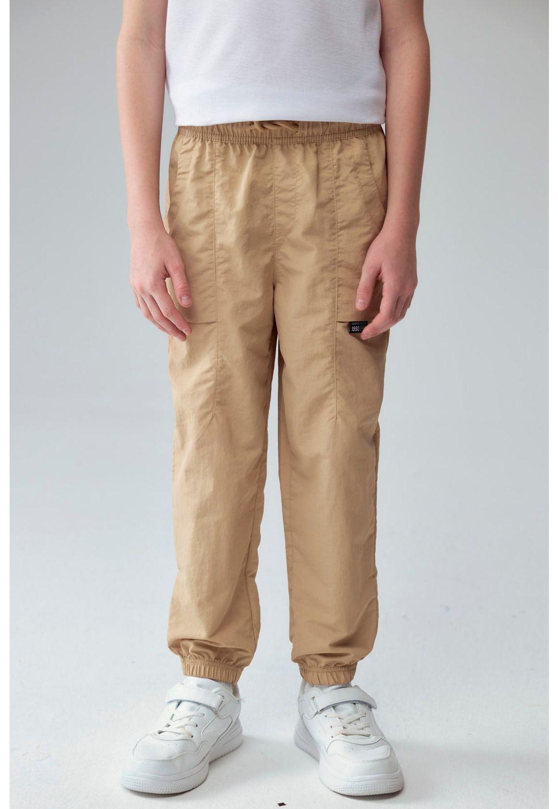 Pantalón Niño Jogger Kaki - ll-1