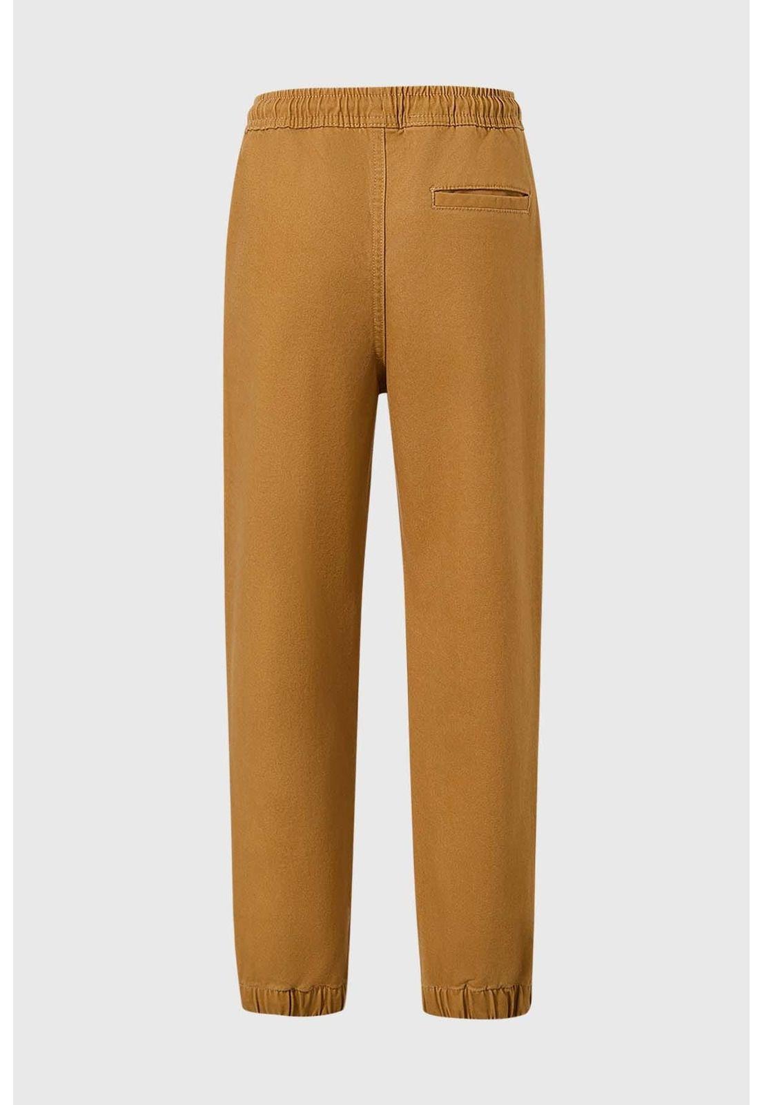 Pantalón Niño Jogger Camel - ll-1