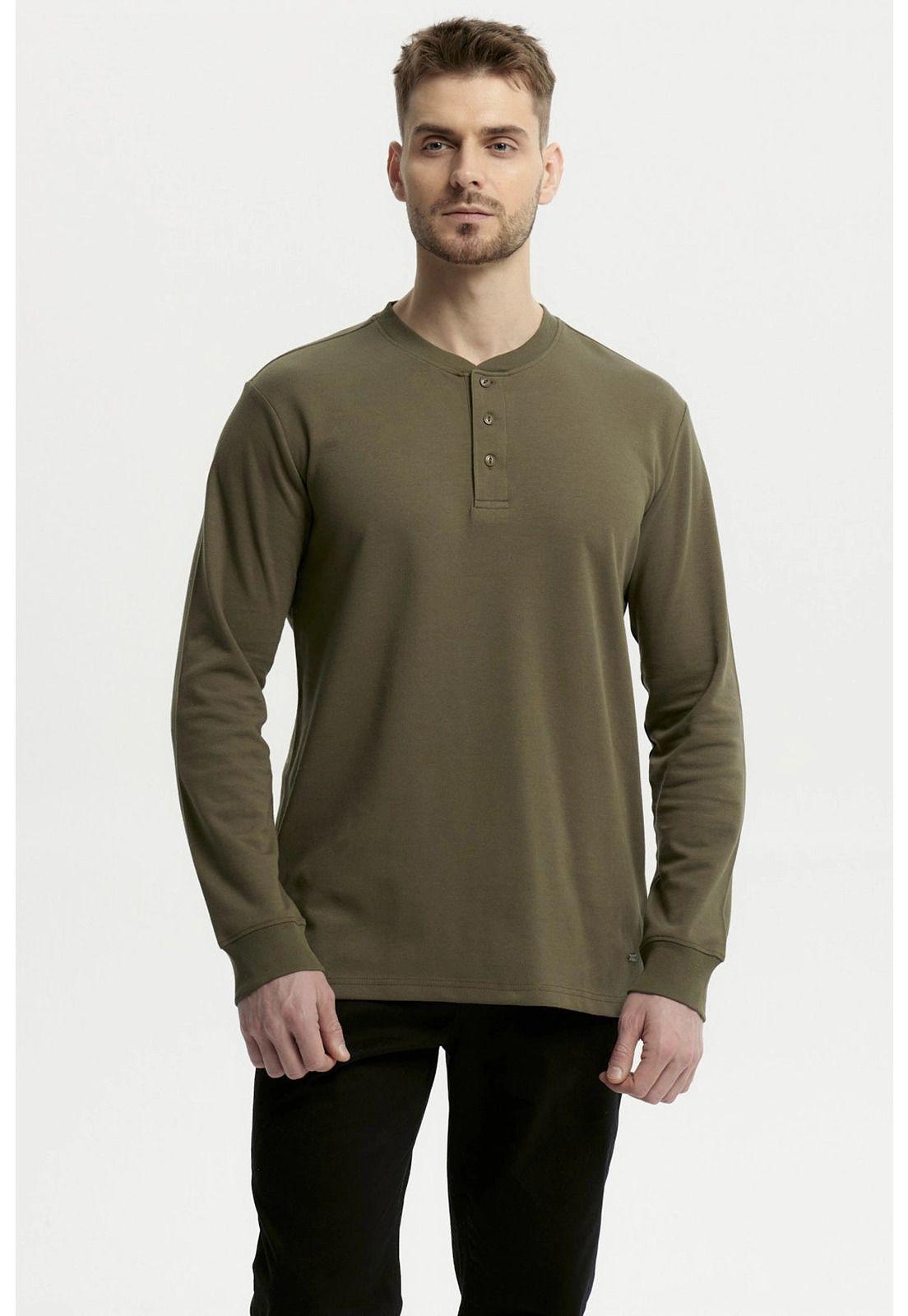 Polera Hombre Slim Verde - Vl-0