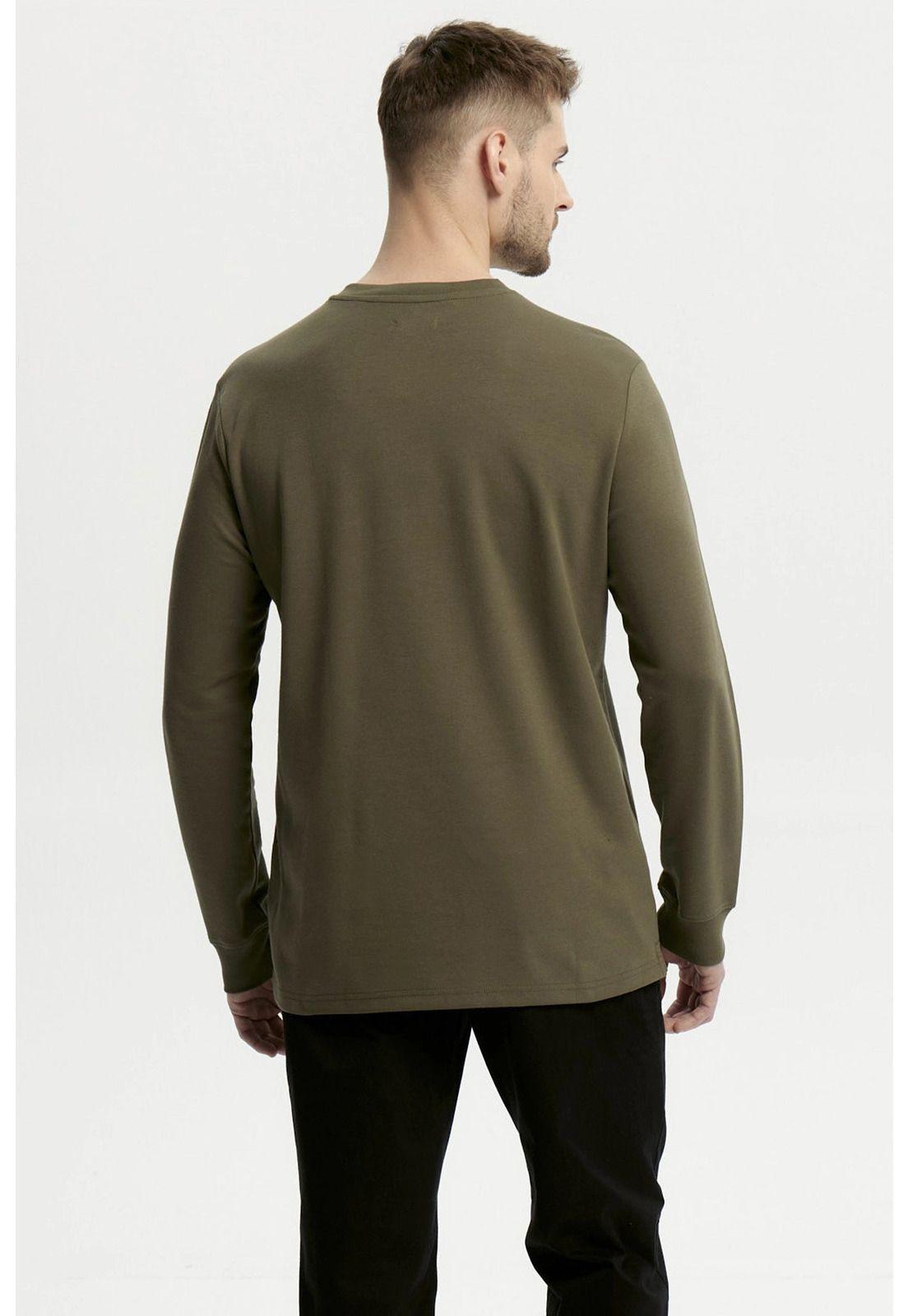 Polera Hombre Slim Verde - Vl-2