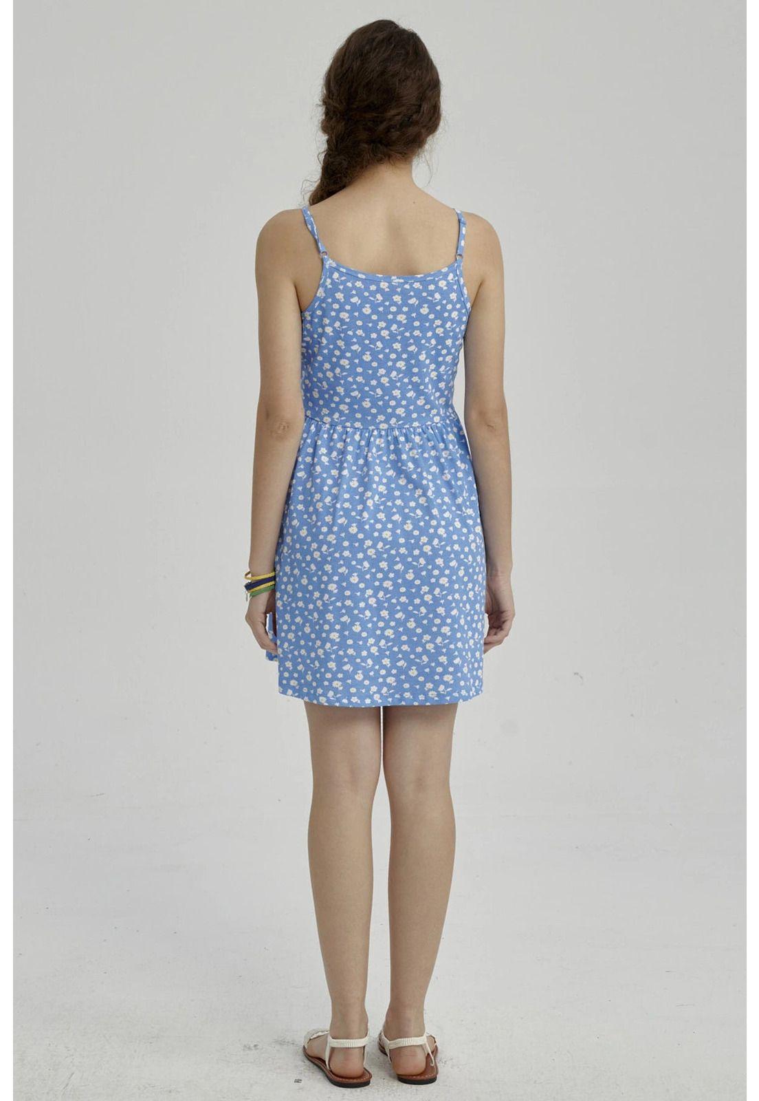 Vestido Niña Básico Teen Calipso Oscuro-2