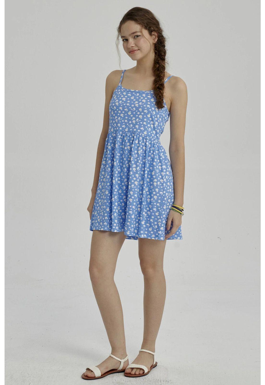 Vestido Niña Básico Teen Calipso Oscuro-3