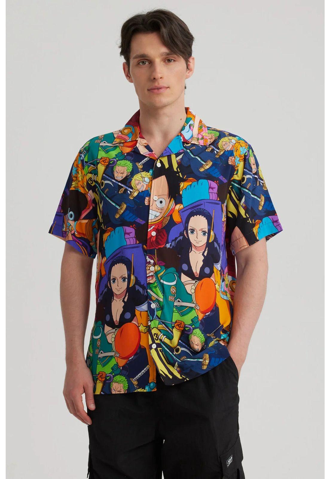 Camisa Hombre One Piece Blanco-0