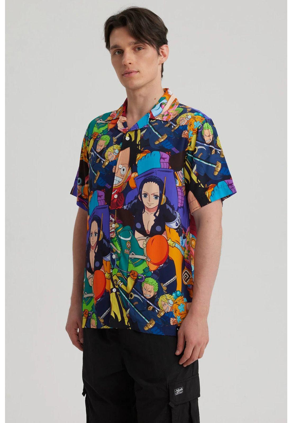Camisa Hombre One Piece Blanco-3