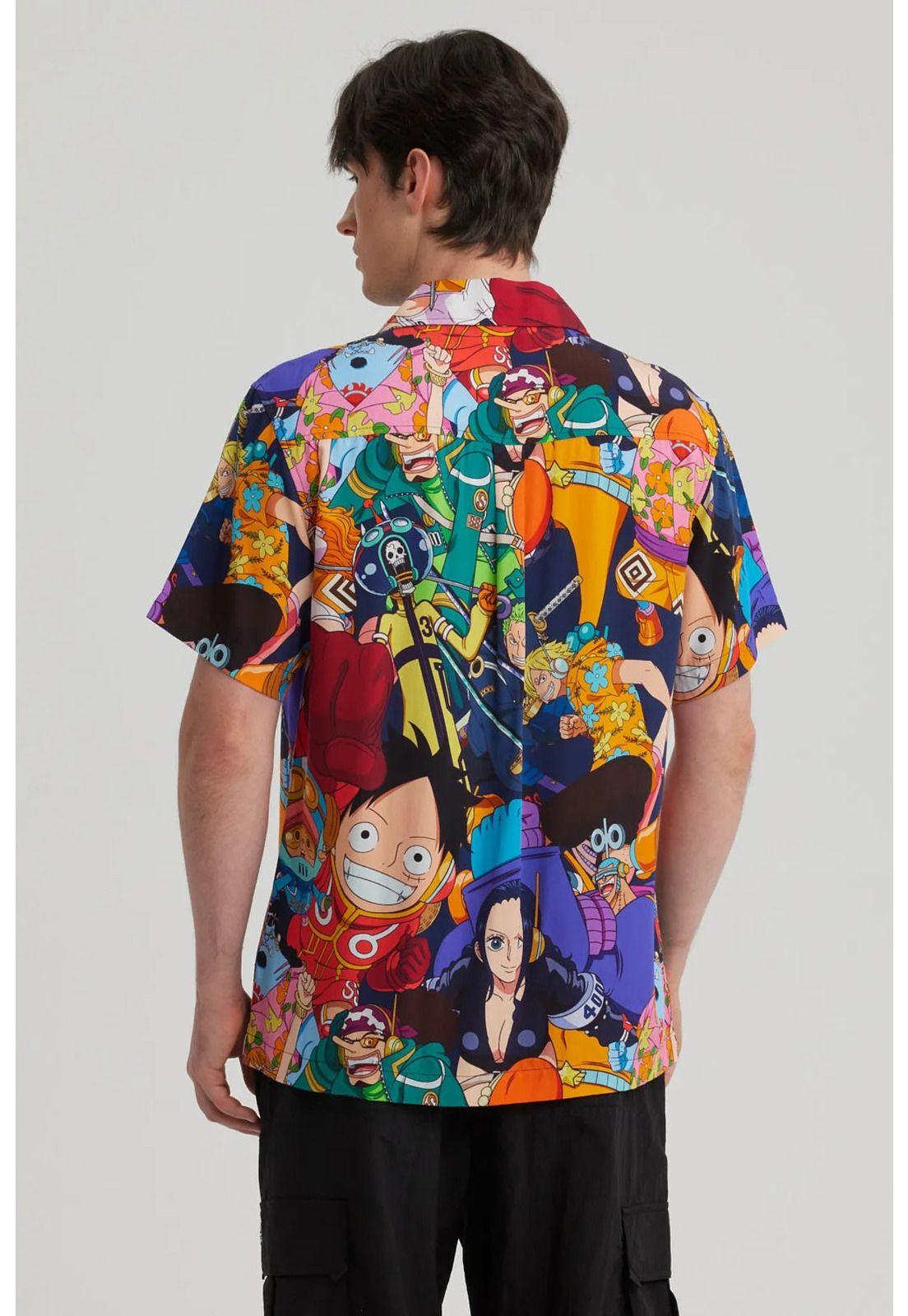 Camisa Hombre One Piece Blanco-6